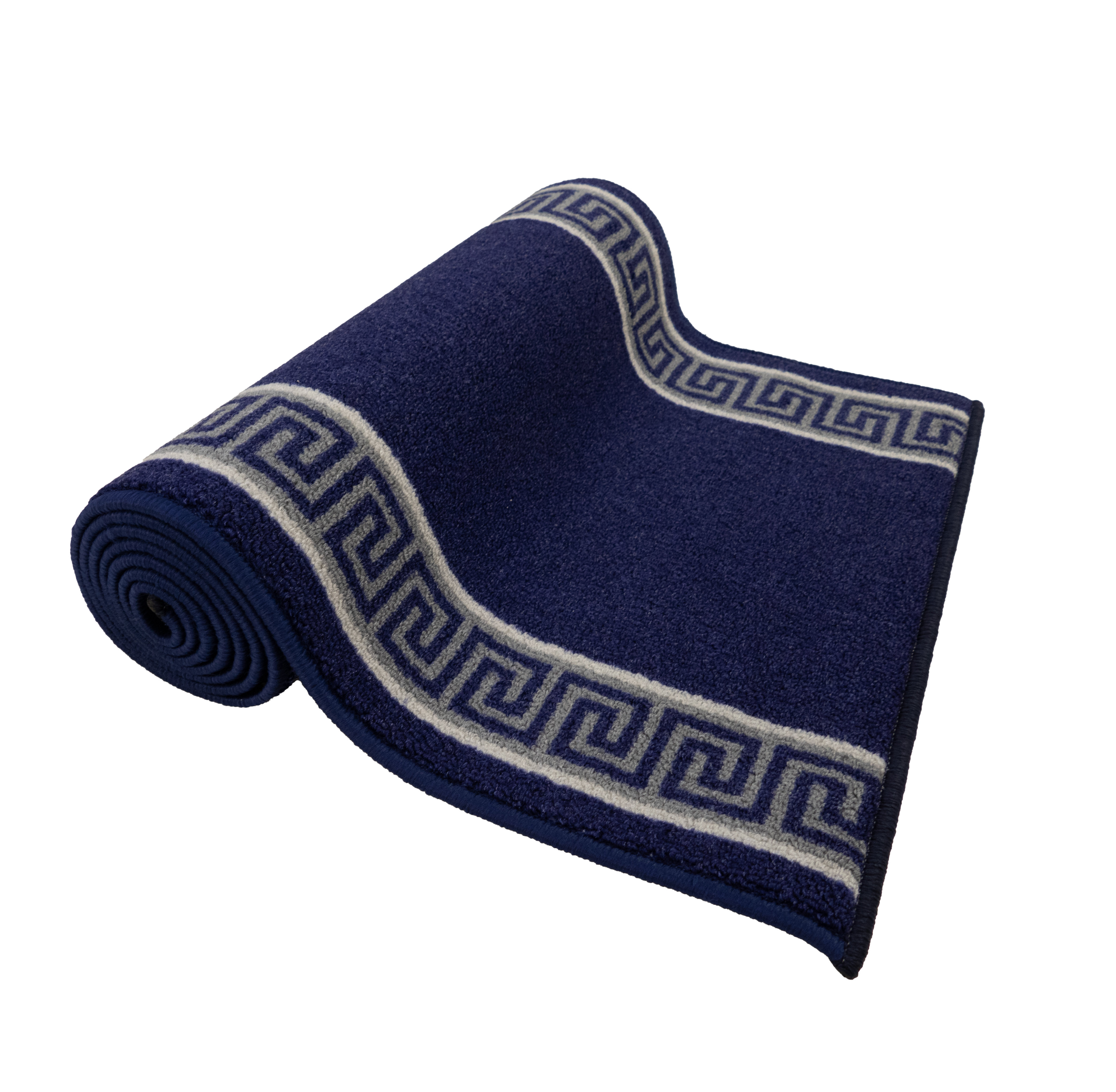 World Menagerie Greek Key Bordered Slip Resistant 2x7 Runner Rugs | Wayfair