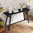 Narrow Console Table with Solid Wood Legs-140619382