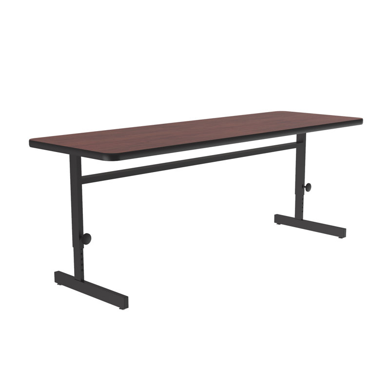 Bureau, Acajou, H 29 po x l 72 po x P 24 po