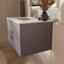 Ensemble de meuble-lavabo mural simple 30 "avec miroir Geneva-87285955-112899772