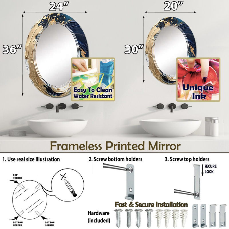 Miroir Willamstown, 30 po x 20 po