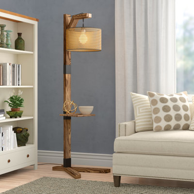 Santino 185 H cm Tray Table Floor Lamp