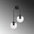 Modern Wall Lamp with Metal Body & Glass Cap, 21.7 x 9.4 x 21.7 inches | Black & White Design, 2 x E14 Socket (Max 15W) | Perfect for Industrial & Scandinavian Decor, Elegant & Functional Lighting Solution-1359575963-1471764847