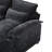 123*55"Modern U-Shaped Sectional Sofa With Console