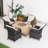 Arrika 4-Person Outdoor Conversation Set With Cushions