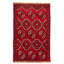 Tapis décoratif en laine de conception unique noué à la main new age esari turkman rouge/brun 3 pi 4 po x 5 pi 3 po