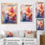 Convergence harmonique fractale orange gris sur toile-911373239-911373236