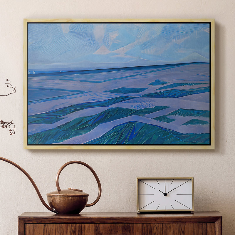 «Dune Landscape», 1871 - Piet Mondrian, toile tendue avec châssis, 16 x 24, Naturel