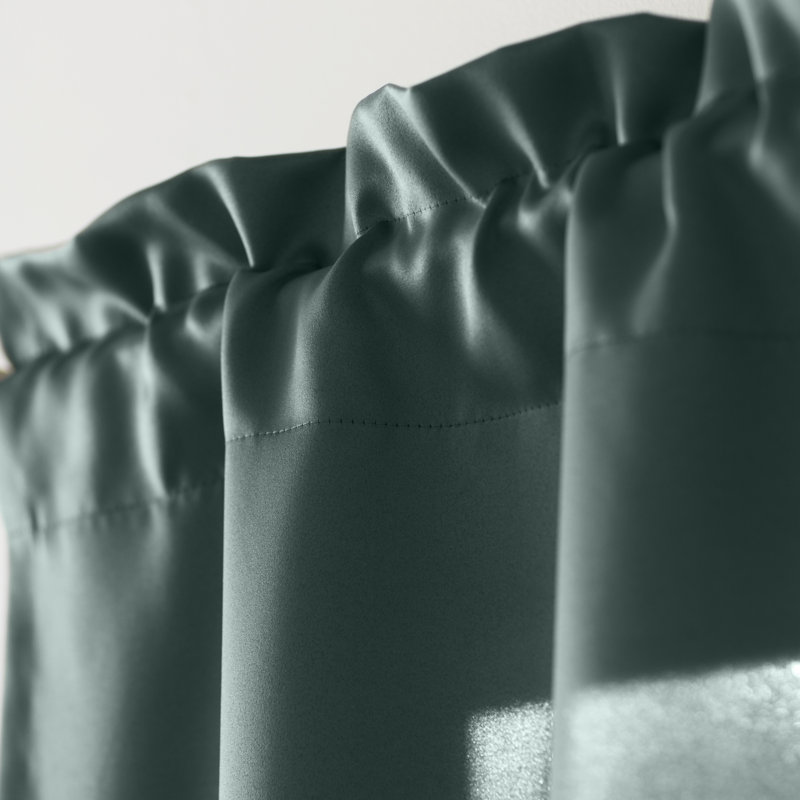 Cantonnière à passe-tringle Wayfair Basics®, Everglade