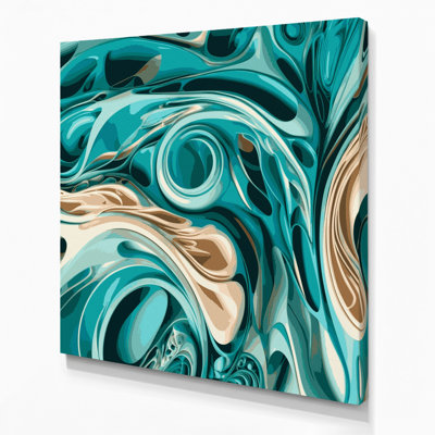 Art mural sur toile Biomorphic Abstraction 31