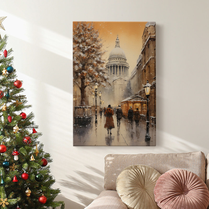 Art des Fêtes de Noël - Toile tendue avec châssis dxliv, H 48 po x l 32 po