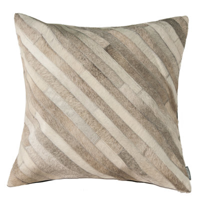 Torino Leather/Suede Throw Pillow
