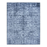 Overdyed One-of-a-Kind Rectangle 8'3" X 10'6" Hand Knotted Area Rug