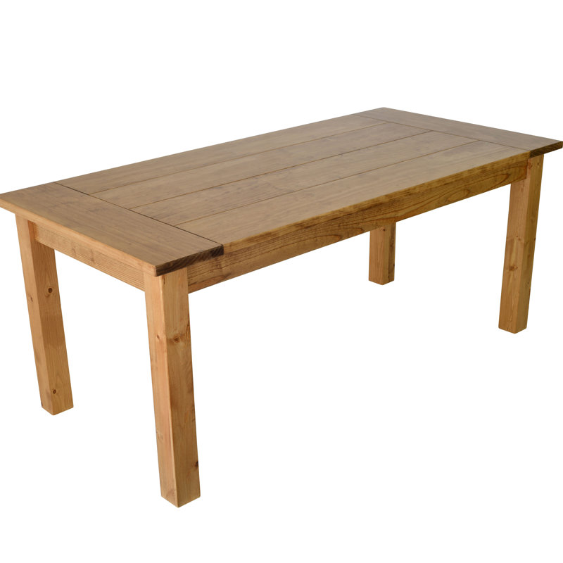 Table de salle à manger en bois massif Entrada, Chêne doré, H 30 po x L 48 po x l 34 po, Chêne doré