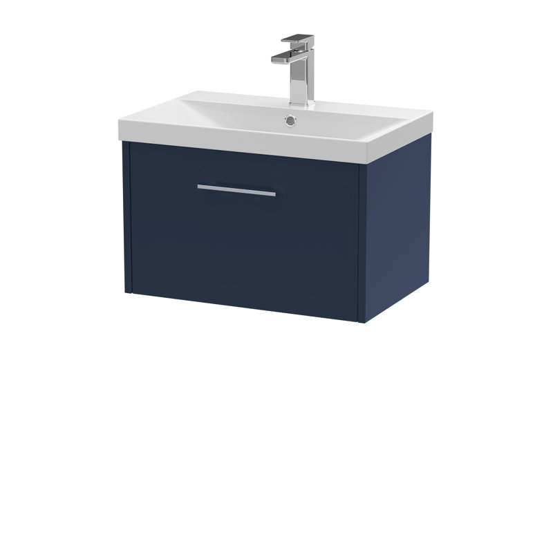 Juno 610mm Single Bathroom Vanity with Drop In Vitreous China Basin