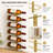 12 Bottle Wall Mounted Metal Wine Rack