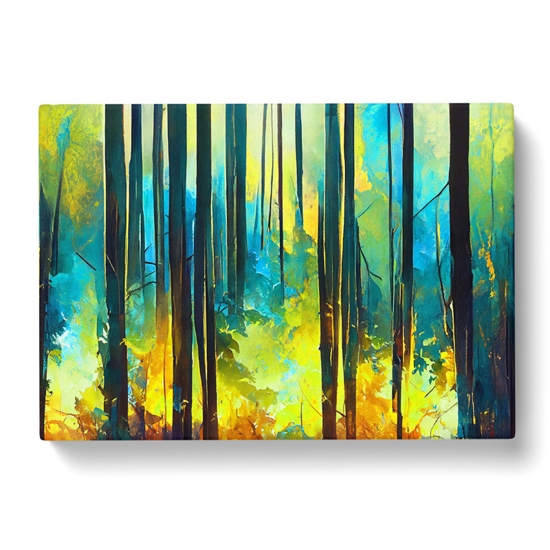 Forest In Abstract Vol.1 - Wrapped Canvas, 50cm H x 76cm W x 3cm D