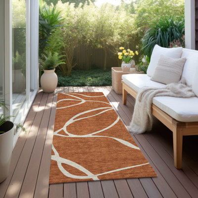 Machine Washable Indoor/Outdoor Chayden ACN999 Rug