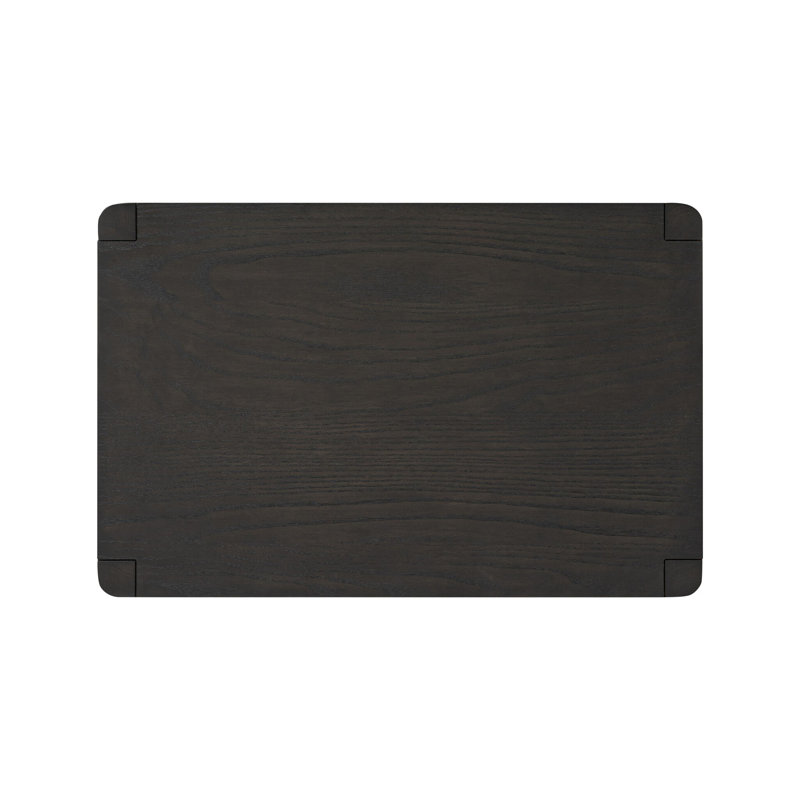 Zuma Nightstand - Dune/Gunmetal/Natural, Smoked Black Ash