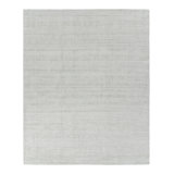 Rug & Kilim’S Oversized Textural Rug In Gray And White Tones & Striae