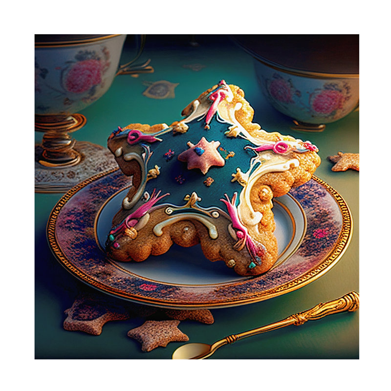 Art sur toile de Sasha Delphine's Bakery, H 14 po x l 14 po