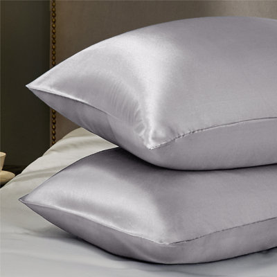Ensemble de 2 taies d'oreiller en satin, 300 fils au pouce, GentleSoft ™