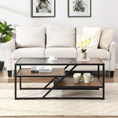 Tacey Frame Coffee Table with Storage
