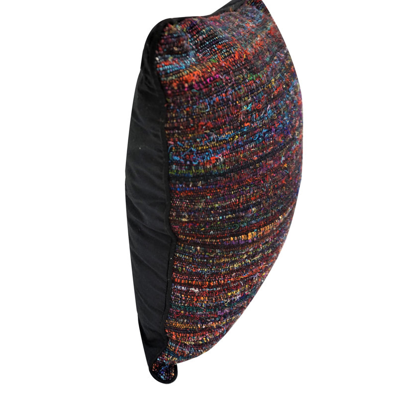 Firestone Abstract Silk Throw Pillow