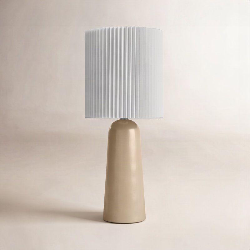 Racine Table Lamp, Beige