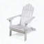 Chaise Adirondack pliable en bois d'acacia, conception à lattes classique, résistante aux intempéries-102413764