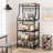 Kitchen Bakers Rack, Microwave Oven Stand With 2 Large Wire Basket-88330714-76776583