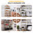 5-Tier Storage Rack With Adjustable Shelves