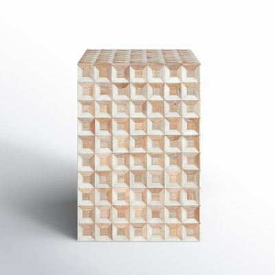 Hobbes Solid Wood Accent Stool
