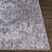 Machine Woven Oriental Gray/Ivory Area Rug-1031679659