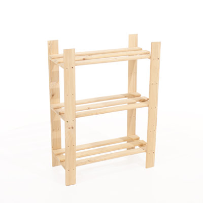 Bookcase, 3 Shelf Storage Unit, Pre-sanded