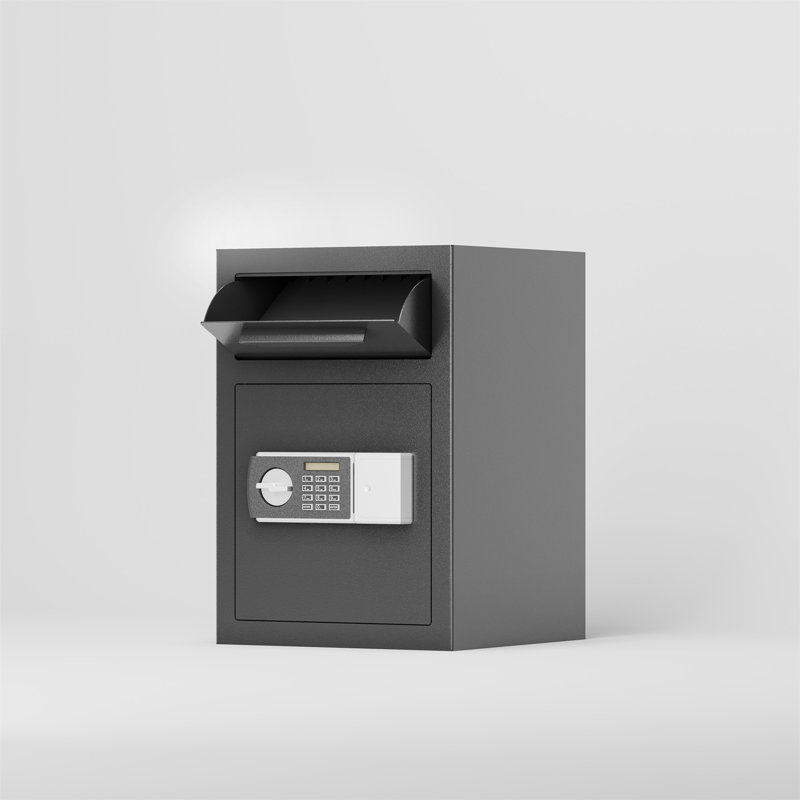 Coffre-fort de dépôt numérique en acier au carbone avec verrou à code électronique
