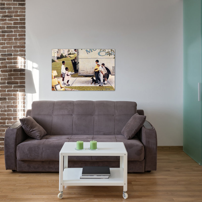 Impression sur toile tendue par Rihamna, H 40 po x l 60 po x P 1,5 po, Pas de tapis, Toile tendue