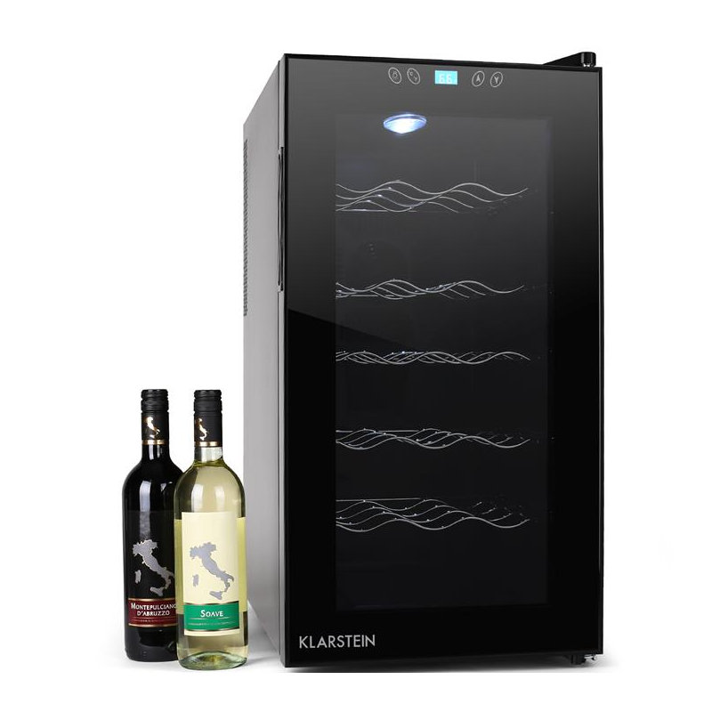 Klarstein Single Zone 34.5cm Freestanding 18 Bottle