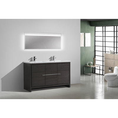Ensemble de meuble-lavabo double 59 po Chelsei