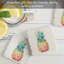 Hawaiian Pineapple 4-Pack Tumbled Tile Stone Coasters