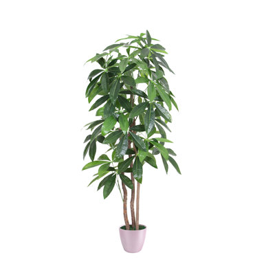 Faux Forsythia Plant in Planter