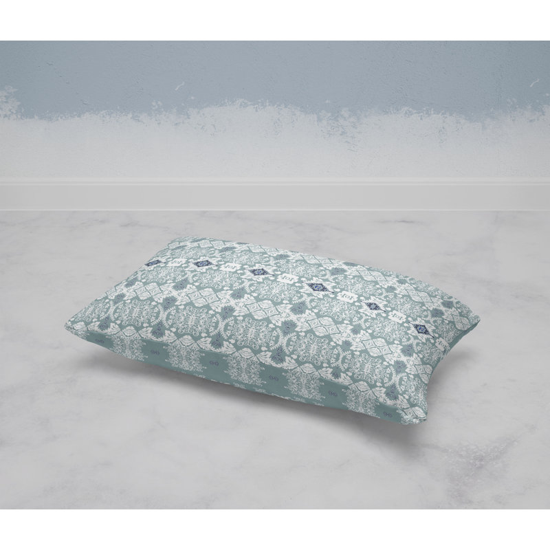 Coussin Taj Garden, Blanc/vert