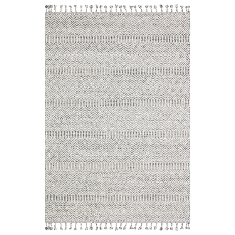 Stylish Hall Carpet, Grey, 31.5 x 59.1 inches | 45% Polypropylene & 55% Polyester, 2000 g/m² | Machine Woven, Flat Weave, 0.4 in Pile Height | Washable by Machine at 86°F | Perfect for Entryways & Living Areas