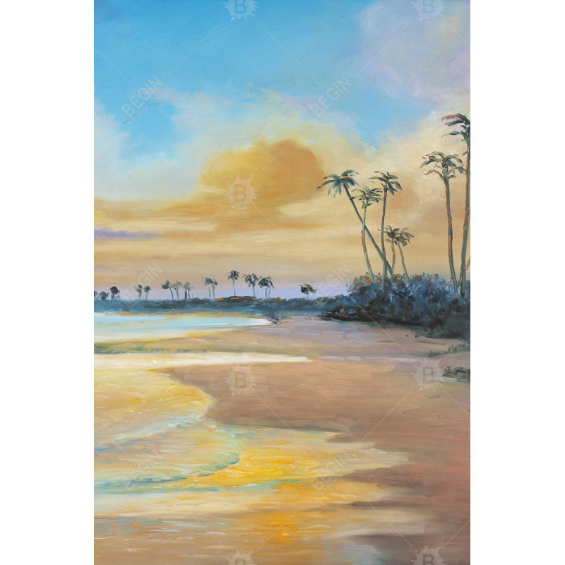 " Sunset By The Sea "