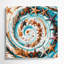 Art mural sur toile blanc, "Coastal Starfish"-2131363914