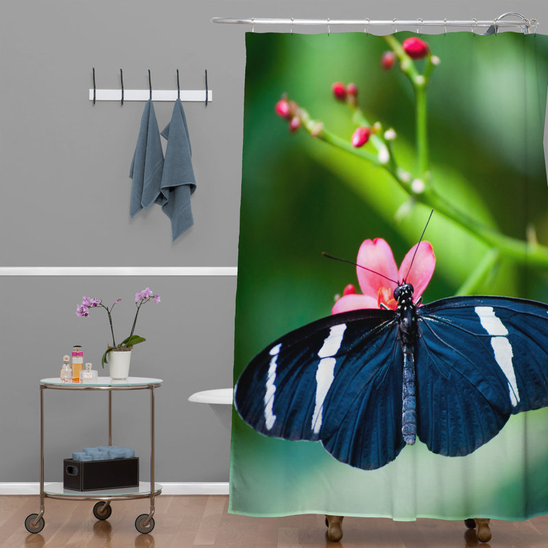 Rideau de douche simple oiseau envie de siffler