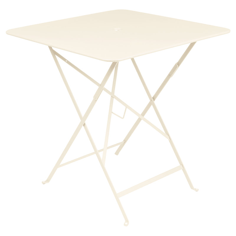 Outdoor Dining Table, Latte Beige, 29" H x 28" L x 28" W