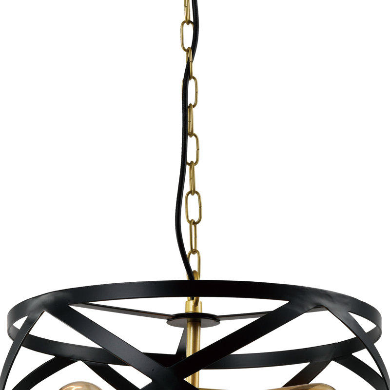 Luminaire suspendu cylindrique à 3 lumières Abygael