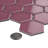 Tribeca 2" Hex Glossy 11-1/8 " x 12-5/8 " Porcelain Mosaic Floor & Wall Tile-50304924