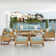 Tullio 8 - Person Patio Conversation Sets with Sunbrella® Cushions